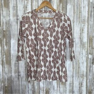 Pure Jill Western Blouse